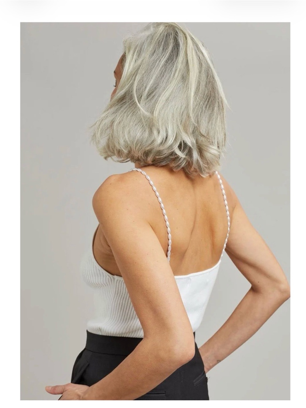 BNWT - Frankie Shop Pearl Strap Tank Top
